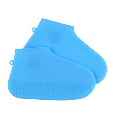 Healifty 1 Pair Shoe Covers for Rain Shoes Cover Silicone Shoe Covers Rainproof Shoe Protectors Anti-Slip Shoe Cover Rainproof Overshoes Silicone Shoes Case Rain Boots Women's Emulsion