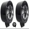 (2) Kicker PS69 6x9 360 Swivel Black Aluminum Surface Mount Boat Speakers view 1