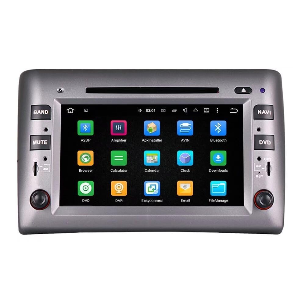 32GB ROADYAKO Android 14.0 Indash Car DVD for Fiat Stilo 2002 2003 2004 2005 2006 2007 2008 2009 2010 GPS Navigation Radio Stereo WiFi 3G RDS Mirror Link FM AM