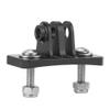 Diyeeni Aluminium Alloy Helmet Mount for GoPro Cameras, Black view 1