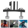 Diyeeni Aluminium Alloy Helmet Mount for GoPro Cameras, Black view 2