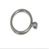 24 x CURTAIN ROD RINGS FIXED EYELET CHROME ID 25mm FITS POLE TO 20mm DIA. view 1