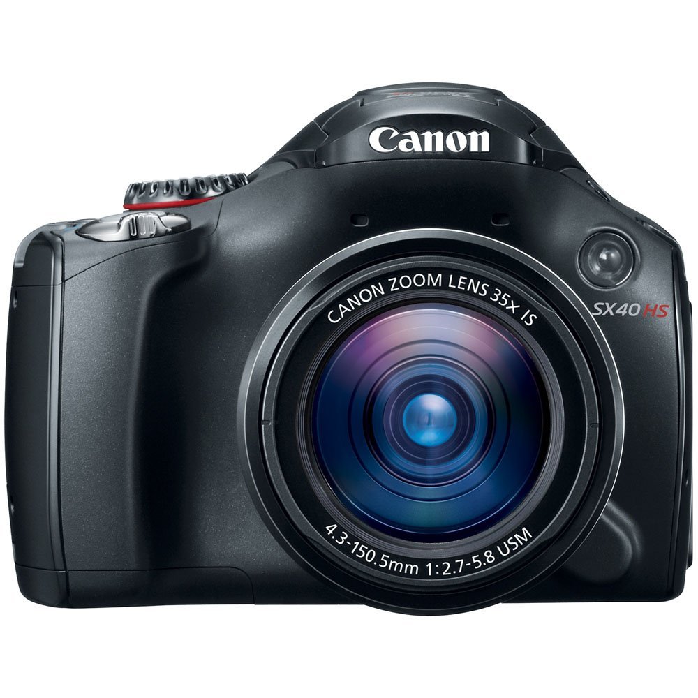 Canon SX40 HS 12.1MP Digital Camera with 35x Wide Angle Optical Image Stabilized Zoom and 2.7-Inch Vari-Angle Wide LCD (Renewed)