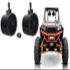 Rockville RMSTS69B Bundle: (2) 6x9 in 1000W 2-Way Waterproof Marine Speakers, (2) MAC69B Aluminum Pod Enclosures, (2) MAC360B 360-Degree Swivel Surface Mount Clamps for RZR/ATV/UTV 6-Items view 1