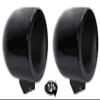 Rockville MAC65B Bundle: (2) 6.5 in Black Aluminum Speaker Pod Enclosures, (2) MAC360B 360 Swivel Surface Mount Clamps, for Wakeboard Tower Install, 4-Items view 1
