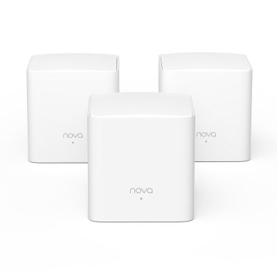 Tenda Nova Mesh WiFi System MW5G - Covers up to 3500 sq.ft - AC1200 Whole Home WiFi Mesh System - Gigabit Mesh Router for 80 Devices - Dual-Band Mesh Network to Replace Router and Extender - 3-Pack