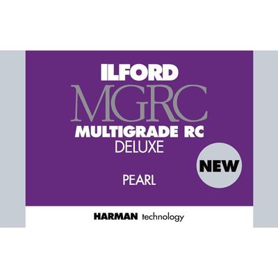 Ilford Multigrade V RC Deluxe Pearl Surface Black & White Photo Paper, 190gsm, 5x7", 25 Sheets