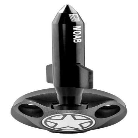 VMS RACING Combo BLACK MOAB ANTENNA & GUNMETAL ANODIZED HOUSING COVER BASE in Billet Aluminum Short Compatible with Jeep Wrangler JK JKU JL JT