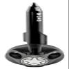 VMS RACING Combo BLACK MOAB ANTENNA & GUNMETAL ANODIZED HOUSING COVER BASE in Billet Aluminum Short Compatible with Jeep Wrangler JK JKU JL JT view 1