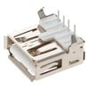 Fielect 20Pcs USB-A Female Socket Jack Connector 4 Pin Bend Foot 90 Degree with Back Cover PCB Connector, Repair Replacement Adapter view 1