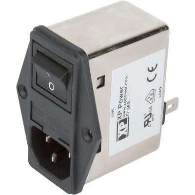XP POWER FFSAS10BFR Power EntryModule; EMC Filter; IEC Inlet & LINE Filter; 10A