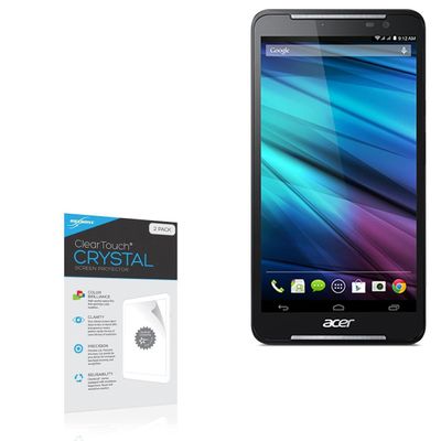 BoxWave Screen Protector Compatible with Acer Iconia Talk S - ClearTouch Crystal (2-Pack), HD Film Skin - Shields from Scratches