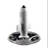 VMS RACING Combo WHITE MOAB ANTENNA & CHROME ANODIZED HOUSING COVER BASE in Billet Aluminum Short Compatible with Jeep Wrangler JK JKU JL JT view 1