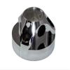 VMS RACING Combo WHITE MOAB ANTENNA & CHROME ANODIZED HOUSING COVER BASE in Billet Aluminum Short Compatible with Jeep Wrangler JK JKU JL JT view 4