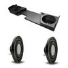 Compatible with 2014-2018 Chevy Silverado Double Cab Harmony HA-F124 Dual 12" Rhino Coated Sub Box 2 Ohm New view 1