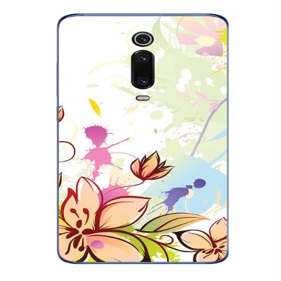 Decalrus - Protective Decal Floral Skin Sticker for Xiaomi Mi 9T Cellphone case Cover wrap XImi9T-128