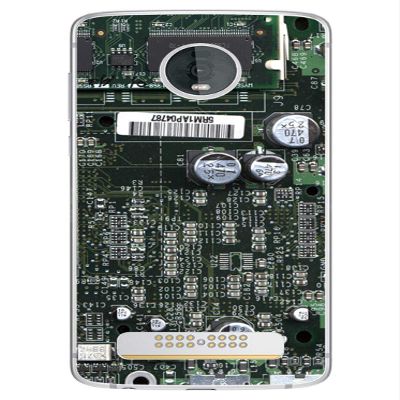 Decalrus - Protective Decal Circuit Board Skin Sticker for Motorola Z4 Cellphone case Cover wrap MotorolaZ4-8