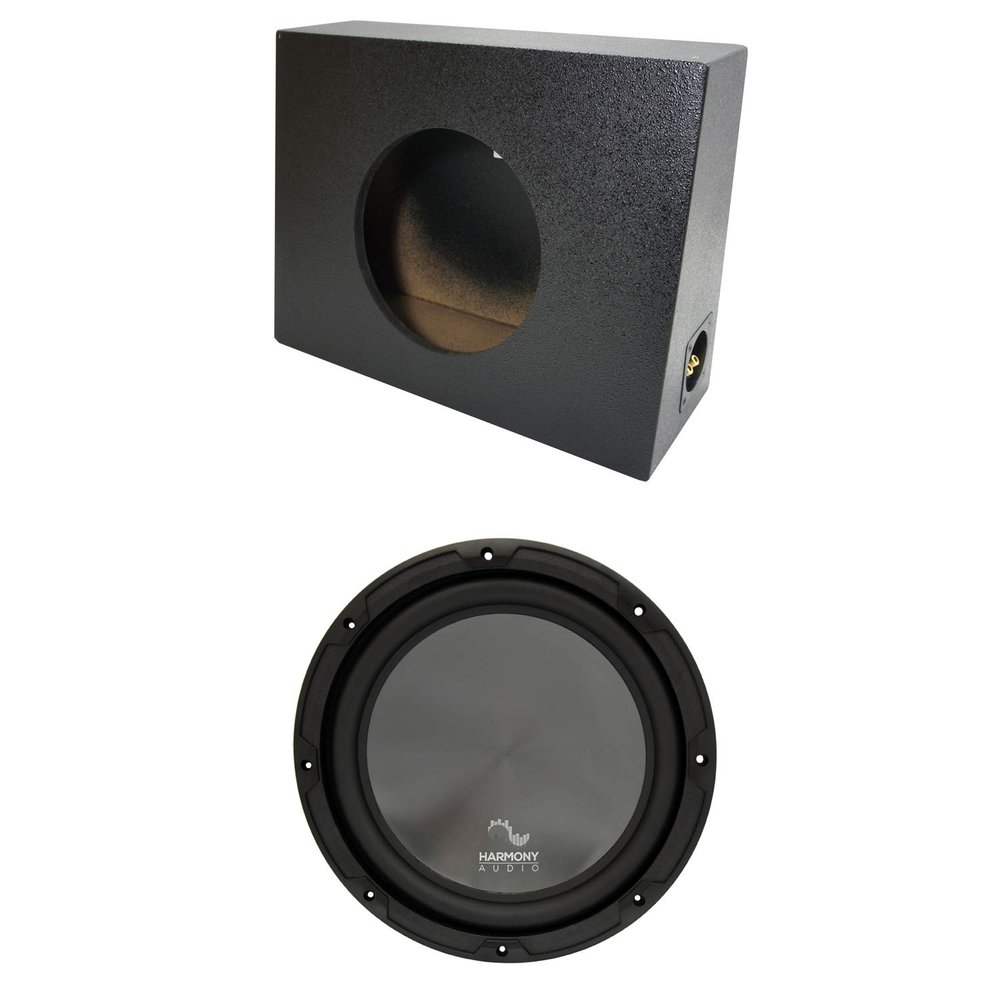 Harmony Audio Universal Regular Standard Cab Truck-R124 Single 12" Rhino Coated Sub Box Enclosure