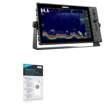 BoxWave Screen Protector Compatible with Simrad S2016 - ClearTouch Crystal (2-Pack), HD Film Skin - Shields from Scratches