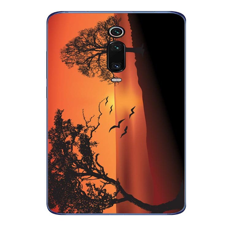 Decalrus - Protective Decal Sunset Skin Sticker for Xiaomi Mi 9T Cellphone case Cover wrap XImi9T-43