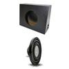Universal Regular Standard Cab Truck Harmony F124 Single 12" Rhino Coated Sub Box Enclosure view 1