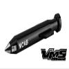 VMS RACING Combo BLACK MOAB ANTENNA & CHROME ANODIZED HOUSING COVER BASE in Billet Aluminum Short Compatible with Jeep Wrangler JK JKU JL JT view 4