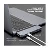 HyperDrive Duo 7-in-2 MacBook USB C Hub  for Mac w/Dual Ports, 4K60Hz HDMI, 40Gbps USB-C 100W Power Delivery, USB-A, SD/MicroSD, Magnetic Mount  (Silver) view 4