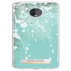 Decalrus - Protective Decal Floral Skin Sticker for Motorola Z4 Cellphone case Cover wrap MotorolaZ4-78 view 1