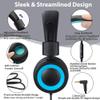 POWMEE M3 Kids Headphones with Microphone Lightweight Foldable Adjustable Stereo Bass On-Ear Headphones with 1.3 M Tangle-Free Cord for smartphons Tablets MP3/4 with 3.5mm Jack Device(Black) view 2