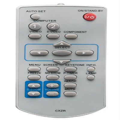 CXZR Replaced Remote fit for Sanyo Projector PLC-WK2500 PLC-XC56 PLC-XD2200 PLC-XD2600 PLC-XK2200 PLC-XK2600 PLC-XK3010 PLC-XR201 PLC-XR251 PLC-XR301 PLC-XU106 PLC-XU106K PLC-XU300 PLC-XU300A