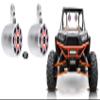 2 Kicker KM65 6.5" LED 360 Degree Swivel Chrome Tower Speakers for RZR/ATV/UTV view 1