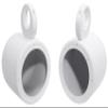 (2) Kicker KM65 6.5" LED 360 Swivel White Aluminum Wakeboard Tower Speakers view 2