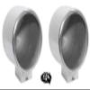 Rockville (2) MAC90S 8" 360 Degree Swivel Chrome Surface Mount Speaker Pods view 2