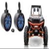 2 Kicker KM8 8" LED 360 Swivel Black Aluminum Tower Speakers for RZR/ATV/UTV view 1