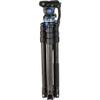 Benro Aero 6 PRO Carbon-Fiber Video Tripod & Monopod Kit S6 PRO Flat-Base Fluid Video Head, Reverse-Folding Legs, Leveling Center Column, Carry Case (C3883TS6PRO) view 3