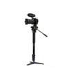 Benro A48FD Aluminum Video Monopod with S4PRO Fluid Head 3-Leg Base, Smooth Pan/Tilt Motion, Sliding Quick-Release Plate & Travel-Friendly Support for Video Creators (A48FDS4PRO) view 3