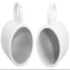 2 Kicker KM8 8" LED 360 Swivel White Aluminum Tower Speakers for RZR/ATV/UTV view 2