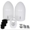 2 Kicker KM8 8" LED 360 Swivel White Aluminum Tower Speakers for RZR/ATV/UTV view 4