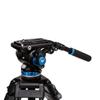 Benro Dual-Tube Aluminum Video Tripod with S6PRO Fluid Head, 75mm Bowl, Mid-Level Spreader, Supports Up to 13.2 lb (A573TBS6PRO) view 4