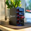 Blackjet TX-4DS Thunderbolt 3 Cinema Dock System 4-Bay Media & SSD Dock for Professional Video Production, DIT & Post NVMe/SSD Workflow Thunderbolt 4 & USB4 Compatible Apple Mac & Windows view 2