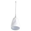 Cloud Electronics CVS-P62TW 4-1/2 Inch 2-Way Coaxial Pendant Speaker, White, Single Unit view 1