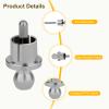 Monosaudio RCA Dust Caps 8Pcs RCA Shorting Plugs Audio RCA Male Plugs Shileding Caps Detachable Center Pin Noise Stopper Dust Proof Protectors for Audio,Speakers,Subwoofers,Amplifier(Rhodium Plated) view 4