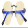 CessBlu Ladies Cat-eye Blue Light Blocking Glasses Anti Glare UV Rimless Computer Eyeglasses for Women Reading Screen (Gunmetal) view 1
