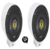 (2) Kicker CSC54 5.25" 360 Degree Swivel Chrome Surface Mount Speakers view 1