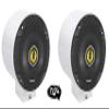 (2) Kicker CSC54 5.25" 360 Swivel White Aluminum Surface Mount Speakers view 1