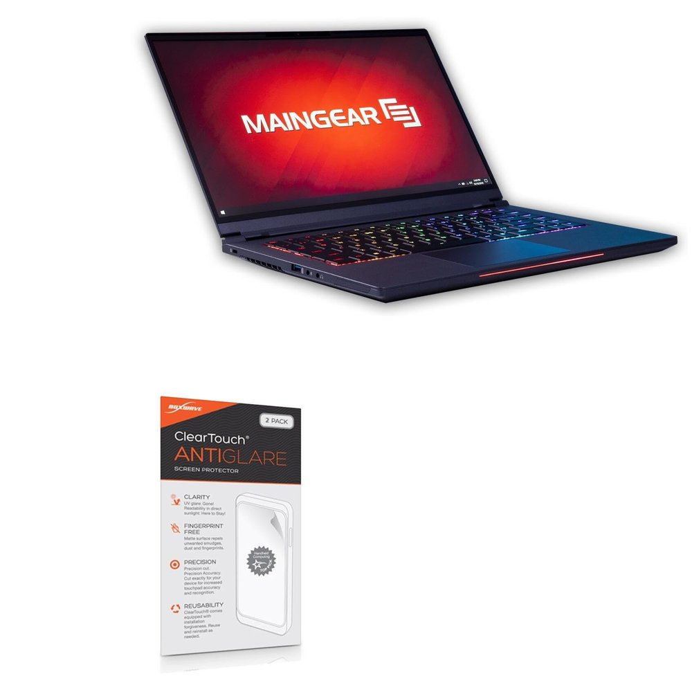 BoxWave Screen Protector Compatible with Maingear Element - ClearTouch Anti-Glare (2-Pack), Anti-Fingerprint Matte Film Skin