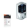 BoxWave Screen Protector Compatible With Schlage Connect Camelot Touchscreen Deadbolt - ClearTouch Anti-Glare (2-Pack), Anti-Fingerprint Matte Film Skin view 1