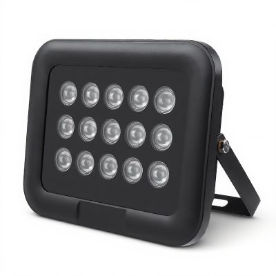 Tangxi 20~150m/65.6~492.1ft IR Infrared 8~90Adjustable 15Pcs Infrared LED Light IP65 Night Vision Built in Light Sensor LEDs Array Light for IP Camera,