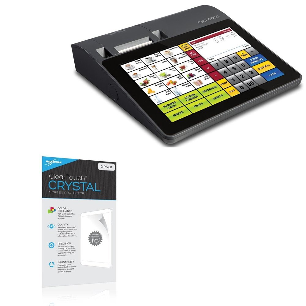 BoxWave Screen Protector Compatible with CHD 6800A - ClearTouch Crystal (2-Pack), HD Film Skin - Shields from Scratches