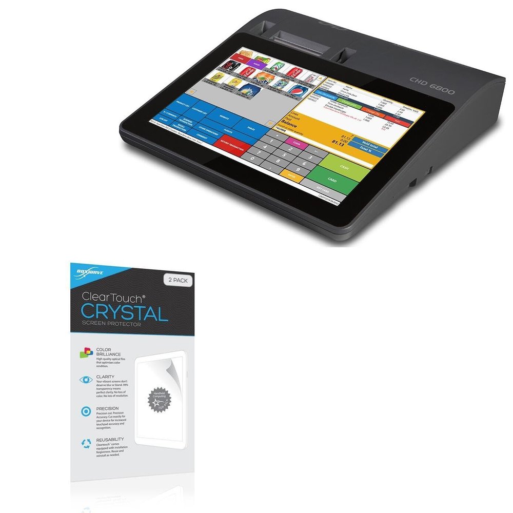 BoxWave Screen Protector Compatible with CHD 6800WV - ClearTouch Crystal (2-Pack), HD Film Skin - Shields from Scratches